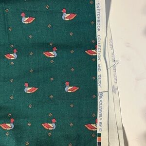 Waverly Sketchbook Fabric with Duck Decoy Design